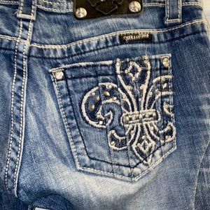Miss Me Boot Cut Jeans Size 27 Length 28.5”